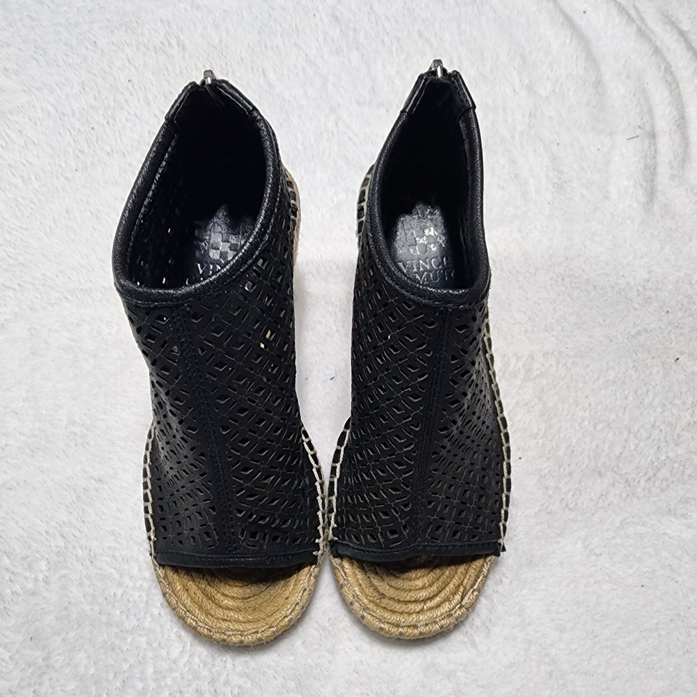 Vince Camuto Black Espadrille Sandals